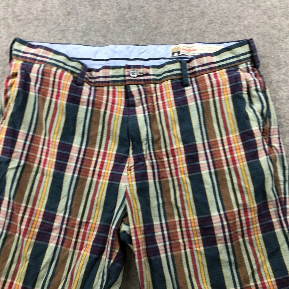 Ralph Lauren Shorts Men 34 India Madra Plaid Check Flat Front Chino 9
